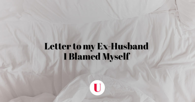 Open letter to my ex husband